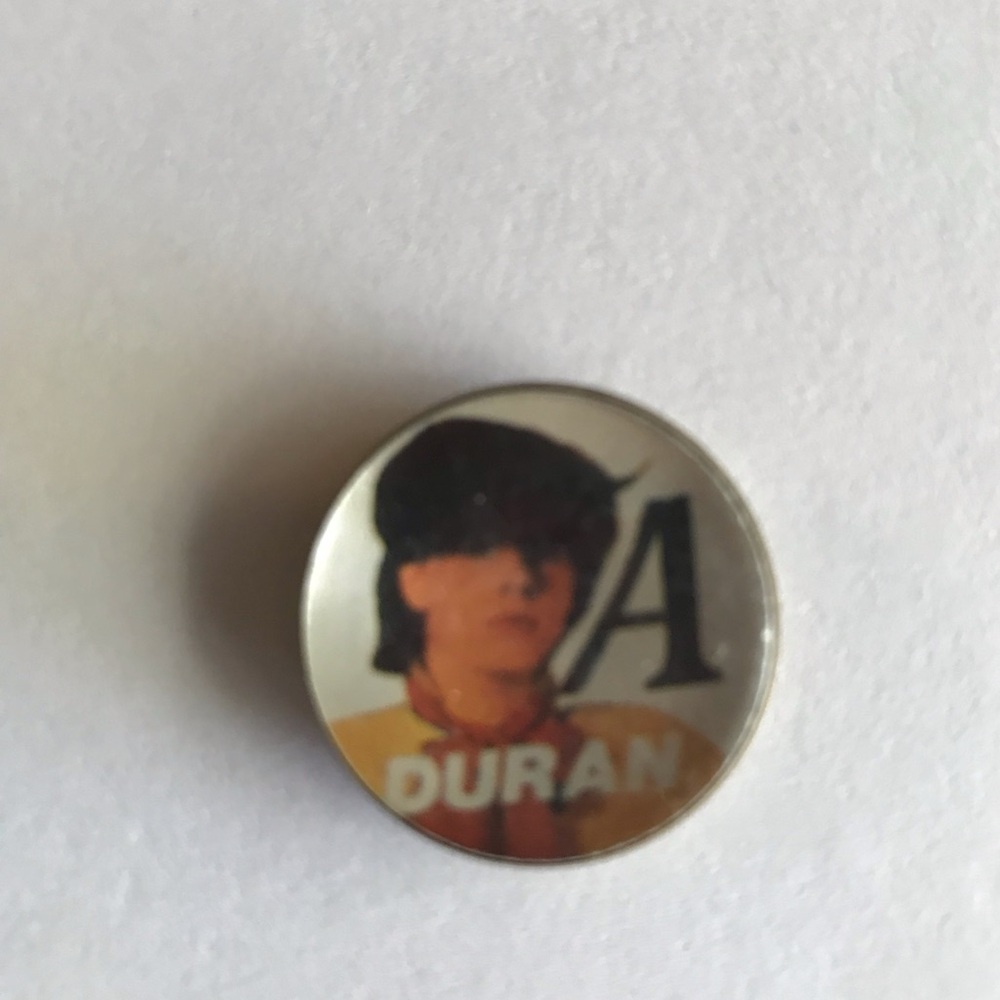 Set of 5 vintage Duran Duran band member pins, lacquered coating, 1983. - Picture 6 of 8